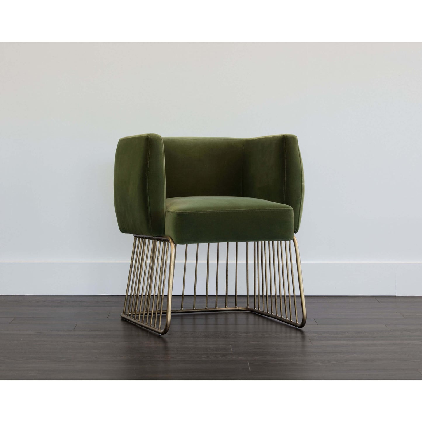 Gala Arm Chair, Forest Green