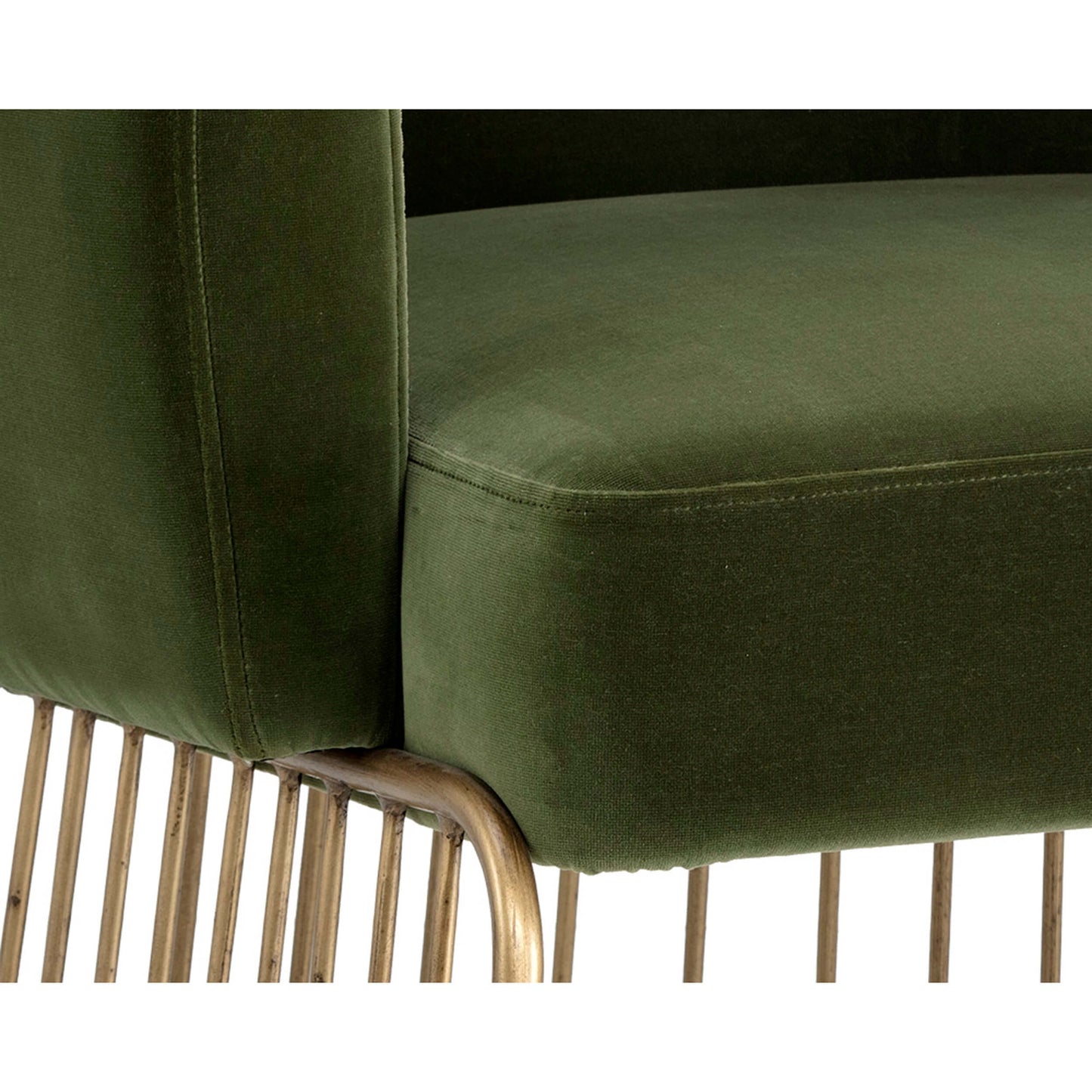 Gala Arm Chair, Forest Green