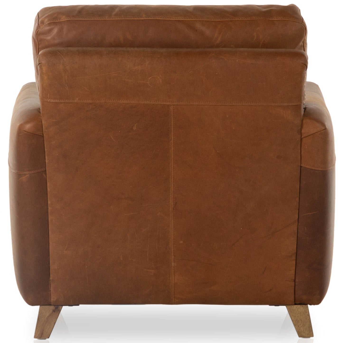 Chet Leather Chair, Heriloom Sienna