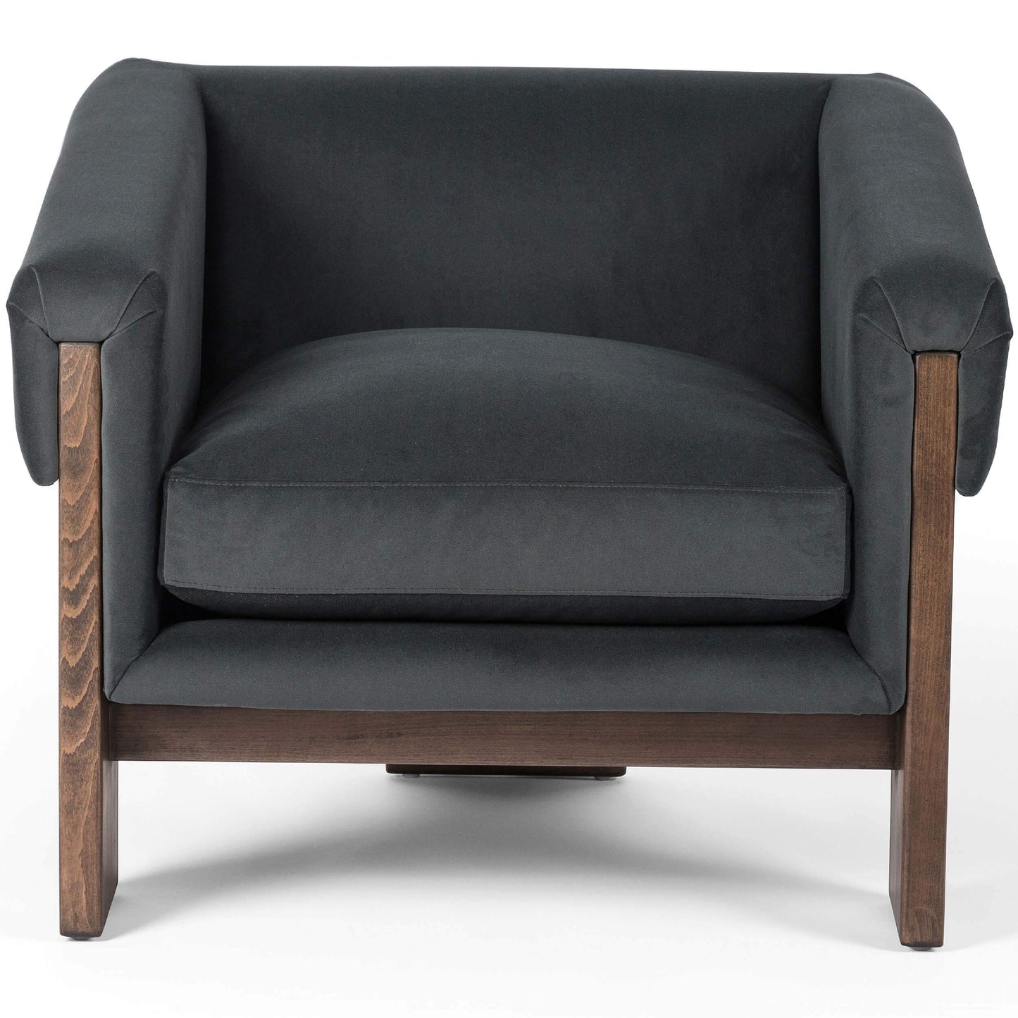 Cairo Chair, Modern Velvet Smoke