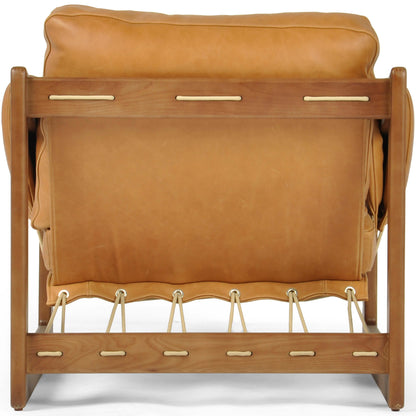 Dustin Leather Chair, Palermo Cognac