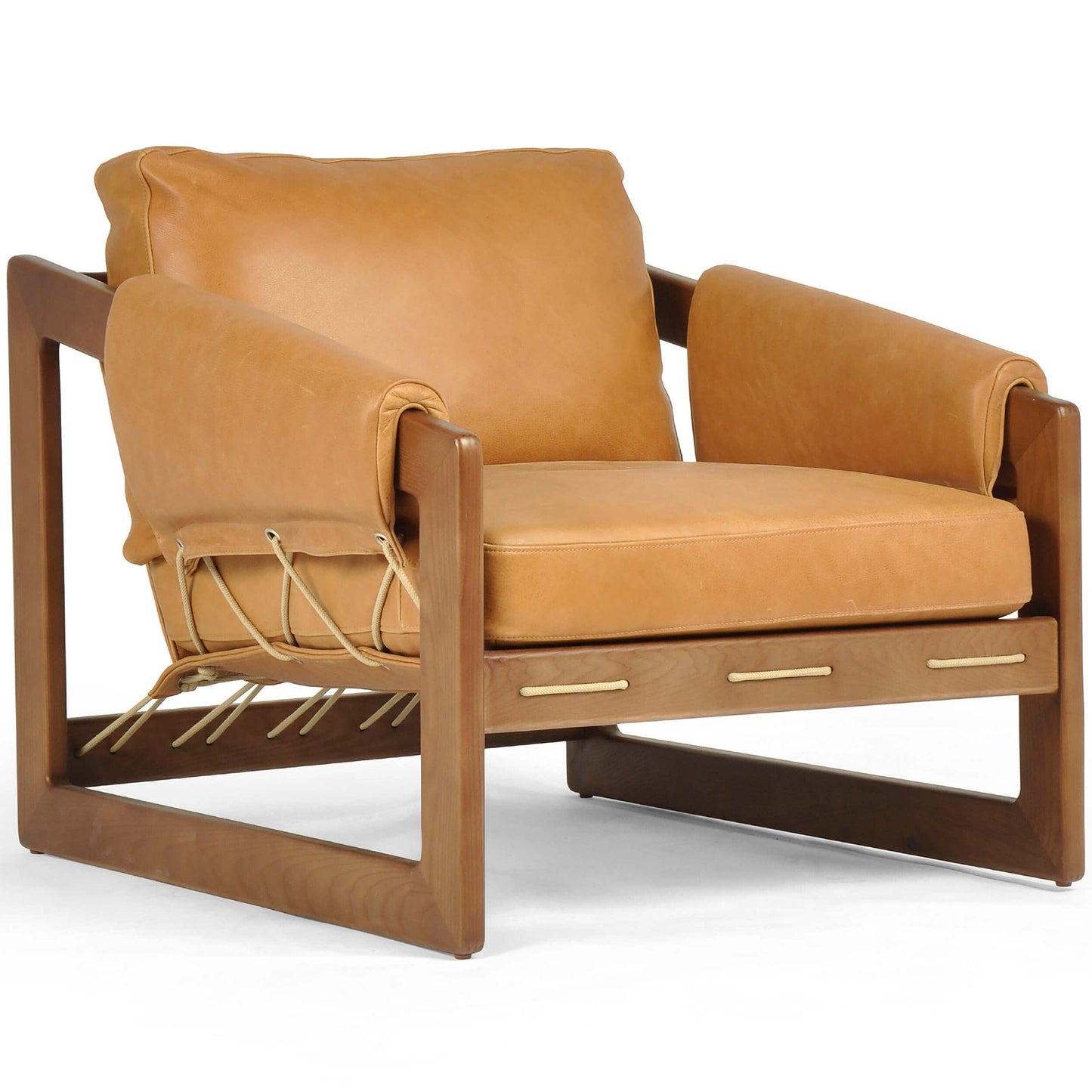 Dustin Leather Chair, Palermo Cognac