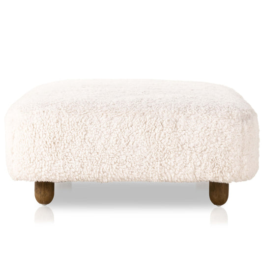 Aniston Rectangular Ottoman, Andes Natural