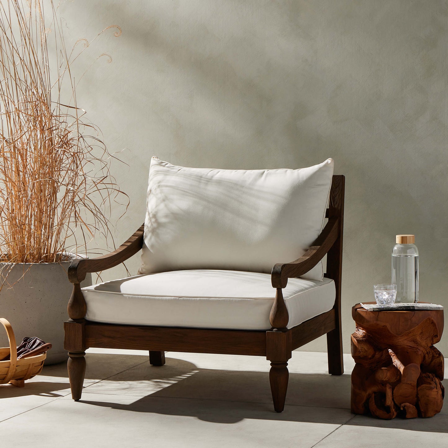 Alameda Outdoor Chair, Heritage Brown