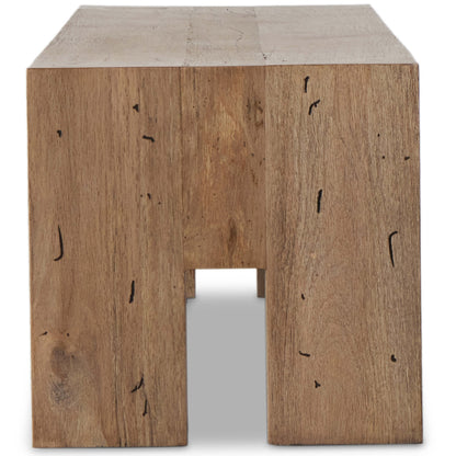 Abaso Large Bench, Rustic Wormwood