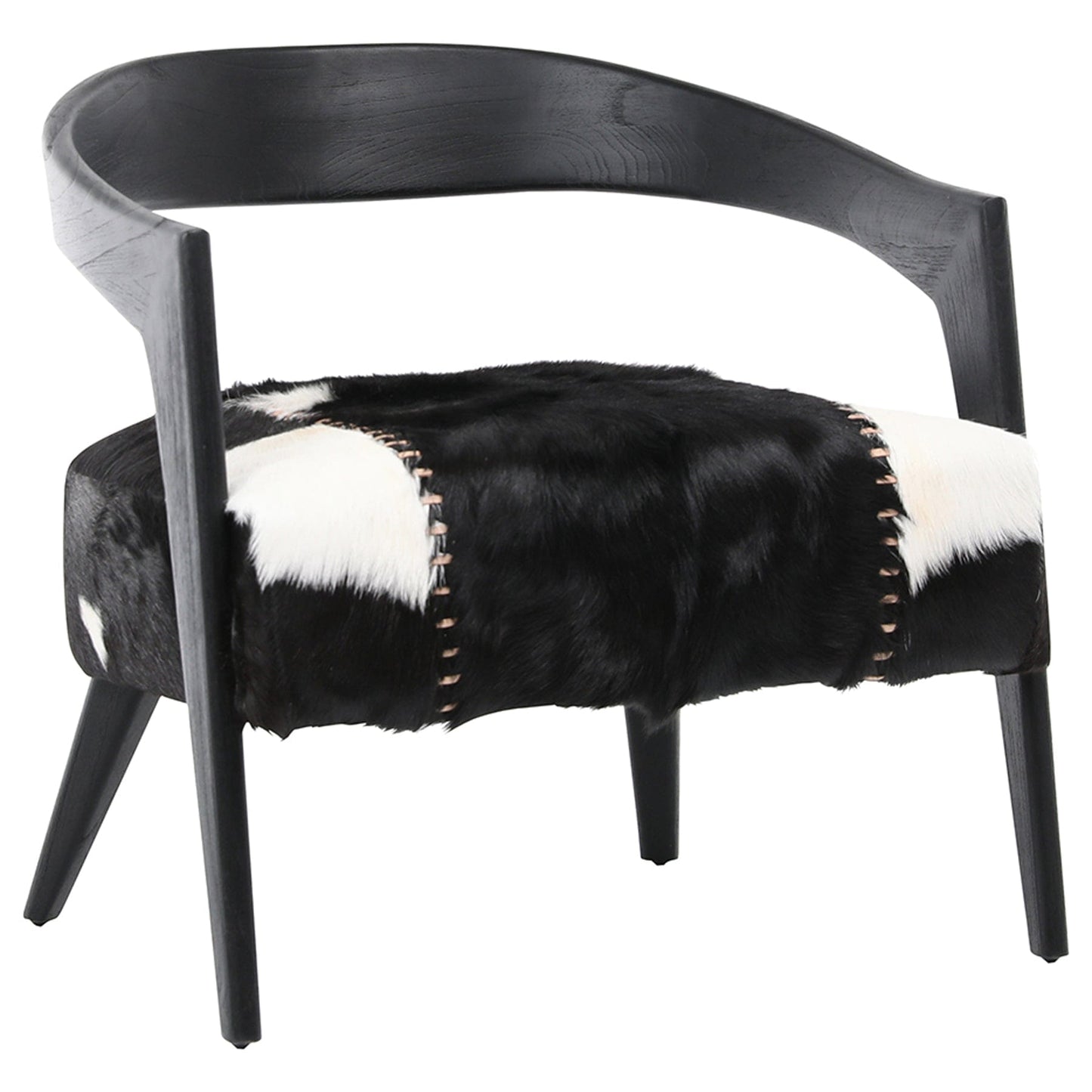 Liara Occasional Chair, Black and White