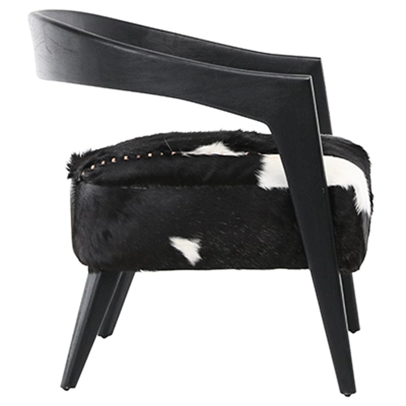 Liara Occasional Chair, Black and White