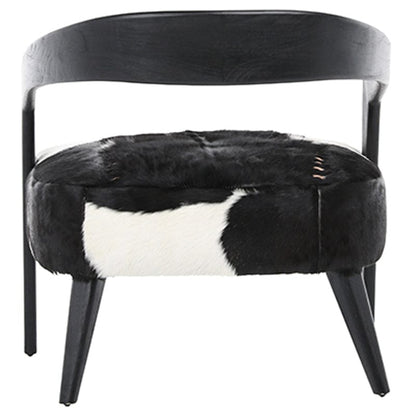 Liara Occasional Chair, Black and White