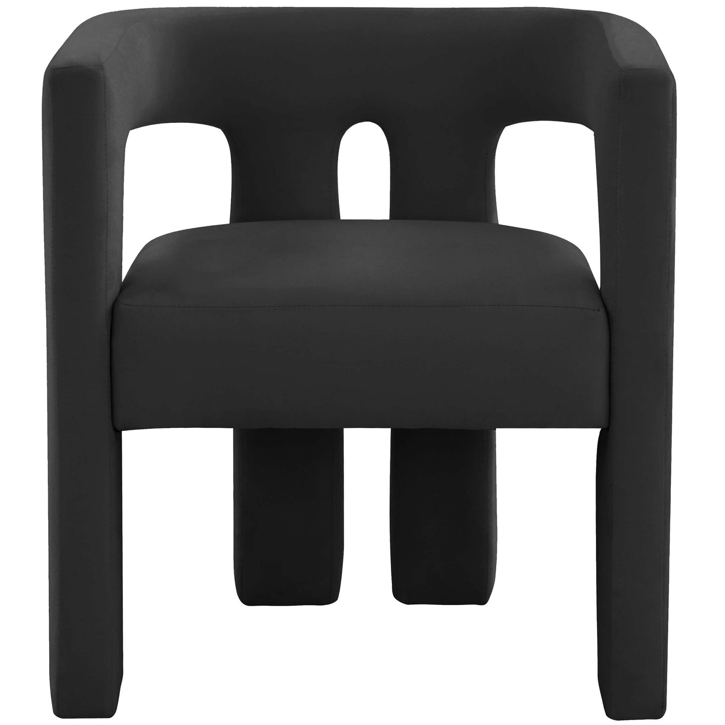 Sloane Velvet Chair, Black