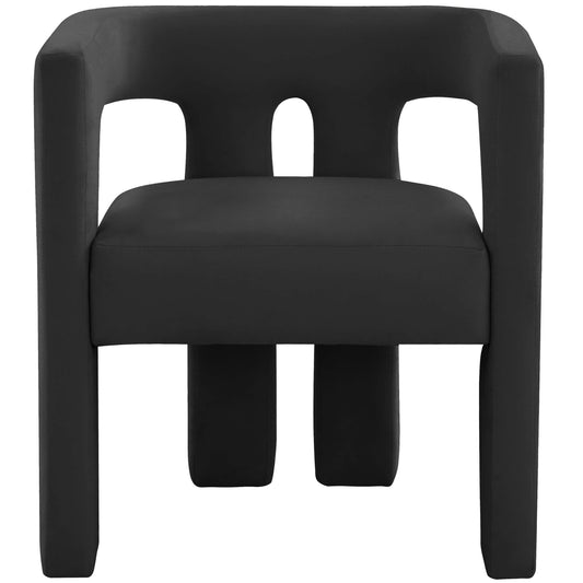 Sloane Velvet Chair, Black