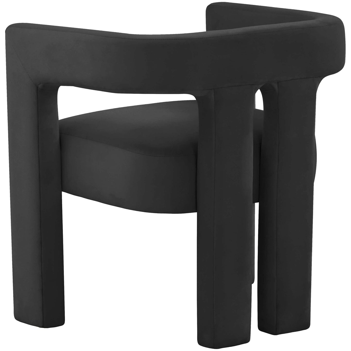 Sloane Velvet Chair, Black