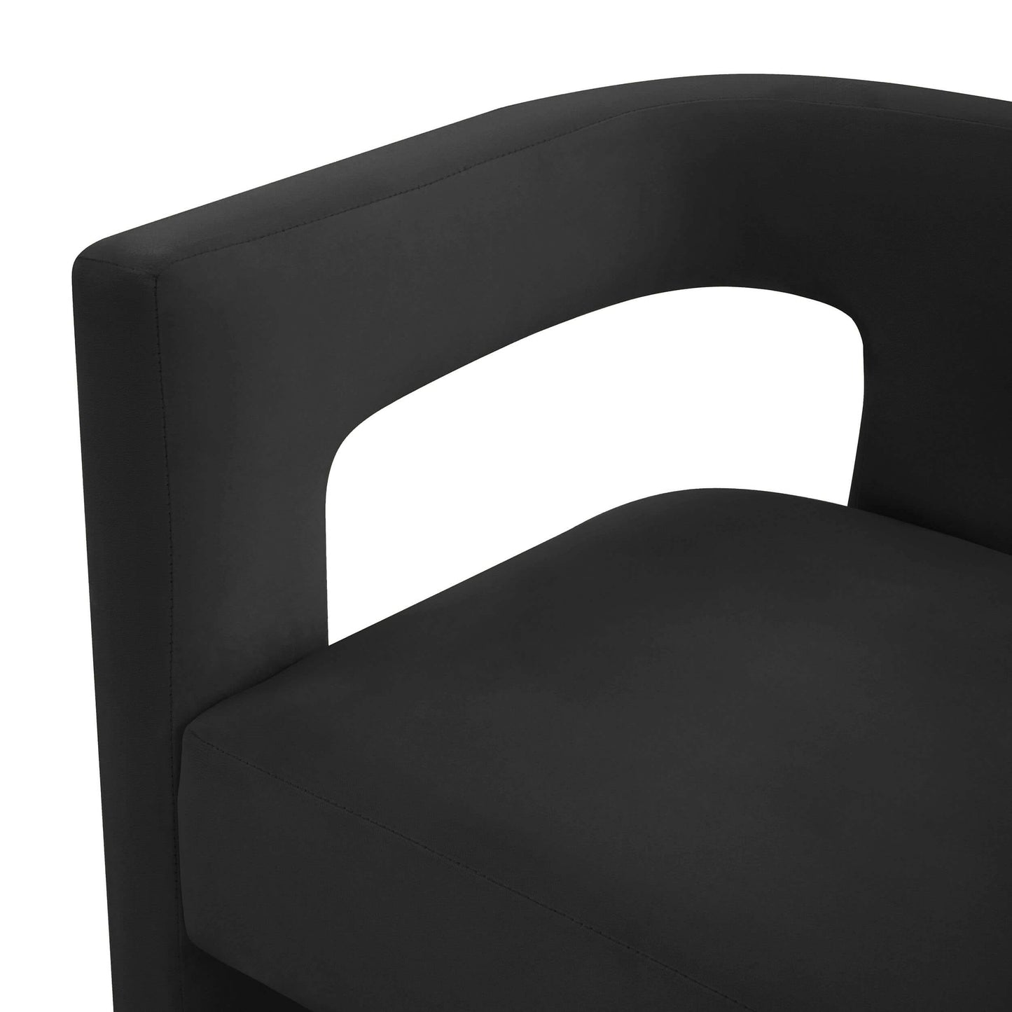 Sloane Velvet Chair, Black