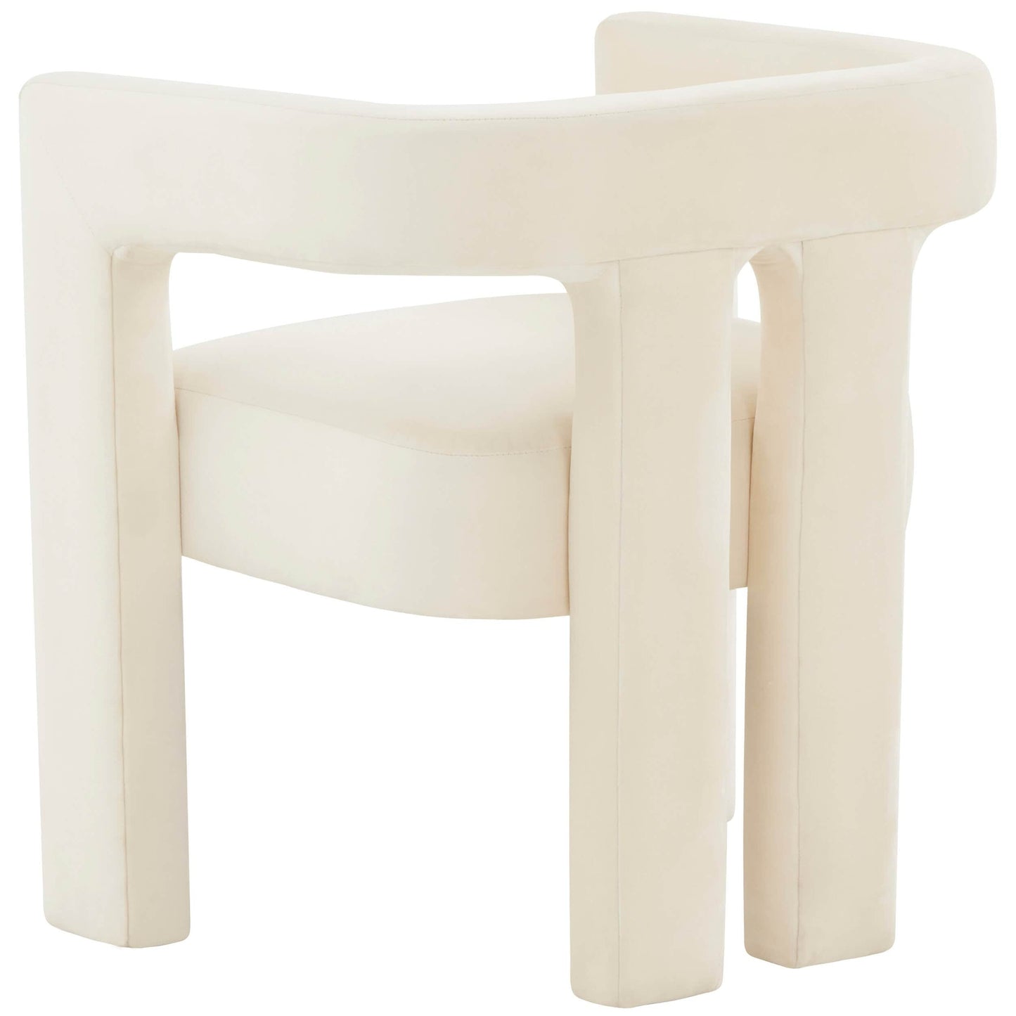 Sloane Velvet Chair, Cream