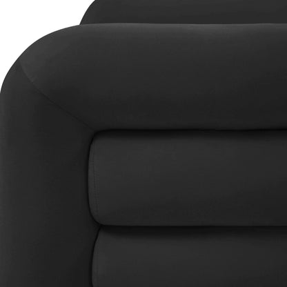 Curves Lounge Chair, Black