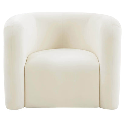 Curves Lounge Chair, Cream